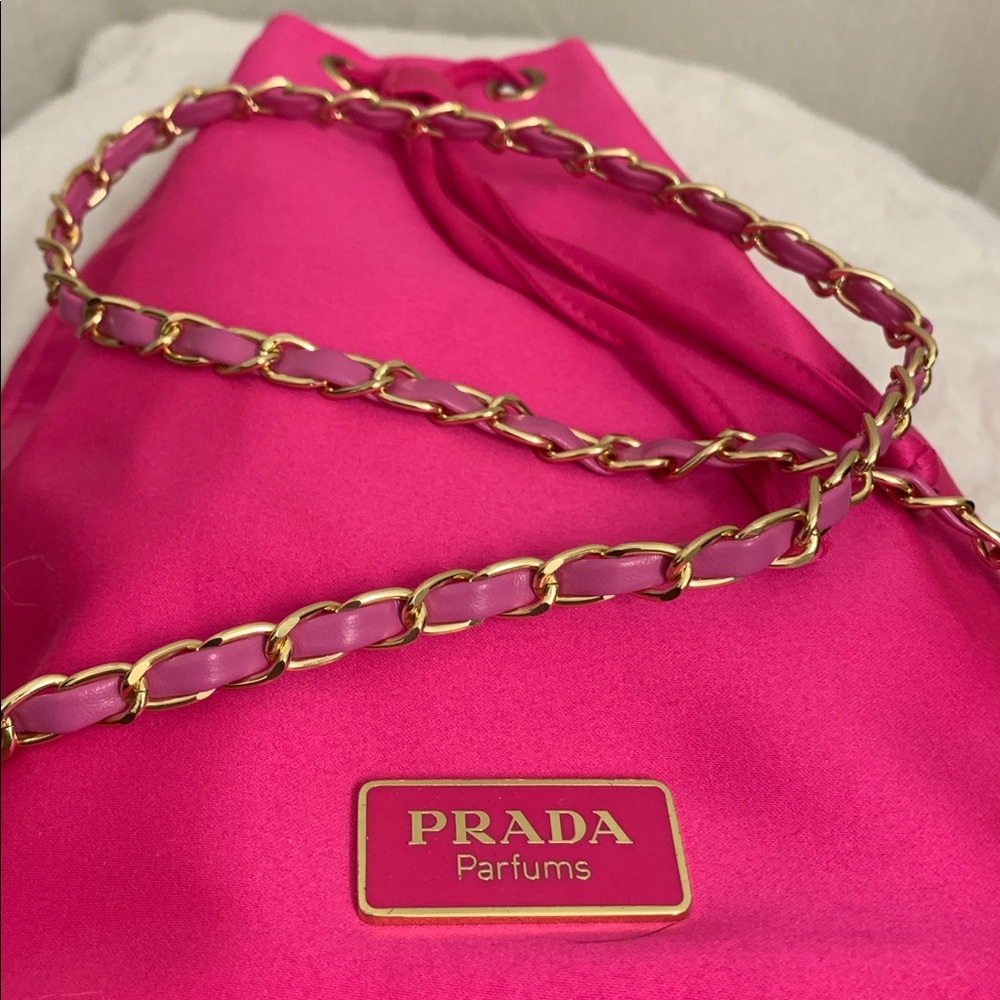 Prada Candy Nylon Drawstring Bucket Bag